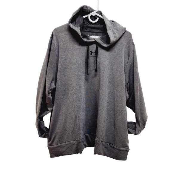 Men's Under Armour UA Rival Terry Cloth Pullover LIGHTWEIGHT Hoodie Size 2XL - Picture 4 of 16